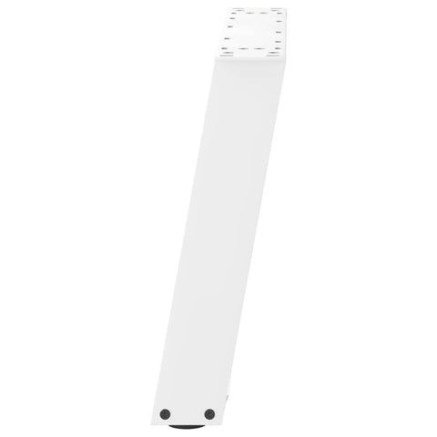 vidaXL Coffee Table Legs U-Shaped 2 pcs White 60x(42-43) cm Steel