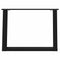 vidaXL Coffee Table Legs U-Shaped 2 pcs Black 70x(42-43) cm Steel