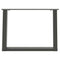 vidaXL Coffee Table Legs U-Shaped 2 pcs Anthracite 70x(42-43) cm Steel