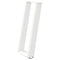 vidaXL Console Table Legs U-Shaped 2 pcs White 28x(72-73) cm Steel