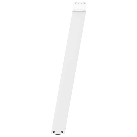 vidaXL Console Table Legs U-Shaped 2 pcs White 28x(72-73) cm Steel