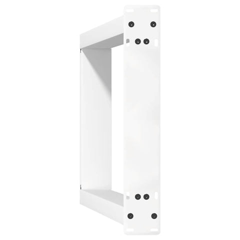 vidaXL Console Table Legs U-Shaped 2 pcs White 28x(72-73) cm Steel