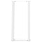 vidaXL Console Table Legs U-Shaped 2 pcs White 38x(72-73) cm Steel