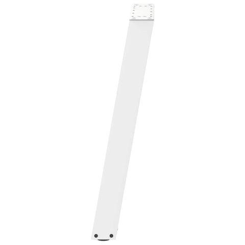 vidaXL Console Table Legs U-Shaped 2 pcs White 38x(72-73) cm Steel