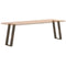 vidaXL Console Table Legs U-Shaped 2 pcs Natural Steel 38x(72-73) cm Steel