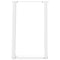 vidaXL Dining Table Legs U-Shaped 2 pcs White 50x(72-73) cm Steel