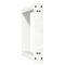vidaXL Dining Table Legs U-Shaped 2 pcs White 50x(72-73) cm Steel