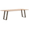 vidXL Dining Table Legs U-Shaped 2 pcs Natural Steel 50x(72-73) cm Steel