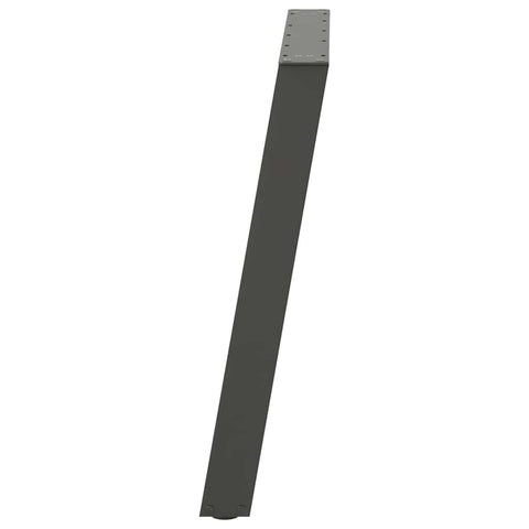 vidaXL Dining Table Legs U-Shaped 2 pcs Anthracite 90x(72-73) cm Steel