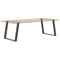 vidaXL Dining Table Legs U-Shaped 2 pcs Anthracite 90x(72-73) cm Steel