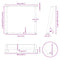 vidXL Dining Table Legs U-Shaped 2 pcs White 100x(72-73) cm Steel