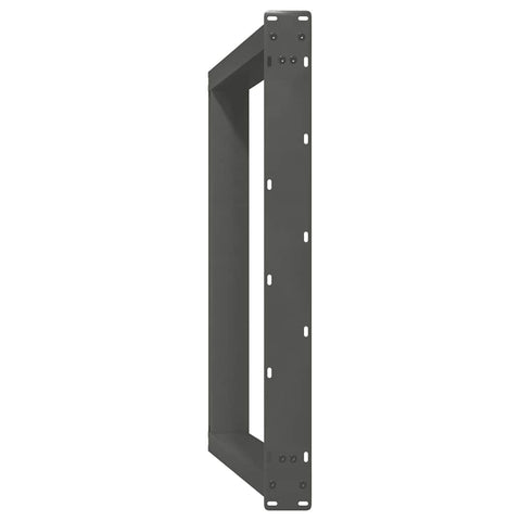 vidXL Dining Table Legs U-Shaped 2 pcs Anthracite 100x(72-73) cm Steel