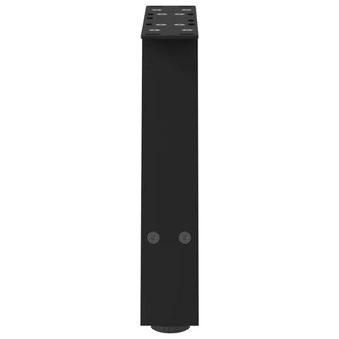 vidaXL Coffee Table Legs A-Shaped 2 pcs Black 30x(30-31) cm Steel