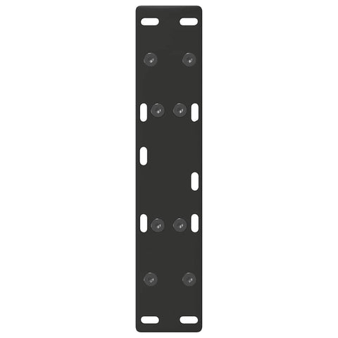 vidaXL Coffee Table Legs A-Shaped 2 pcs Black 30x(30-31) cm Steel