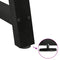 vidaXL Coffee Table Legs A-Shaped 2 pcs Black 30x(30-31) cm Steel