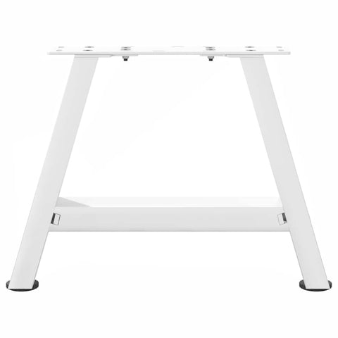 vidaXL Coffee Table Legs A-Shaped 2 pcs White 30x(30-31) cm Steel