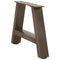 vidaXL Coffee Table Legs A-Shaped 2 pcs 30x(30-31) cm Steel