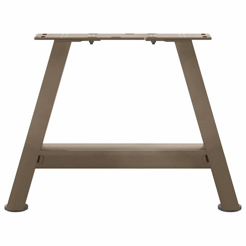 vidaXL Coffee Table Legs A-Shaped 2 pcs 30x(30-31) cm Steel