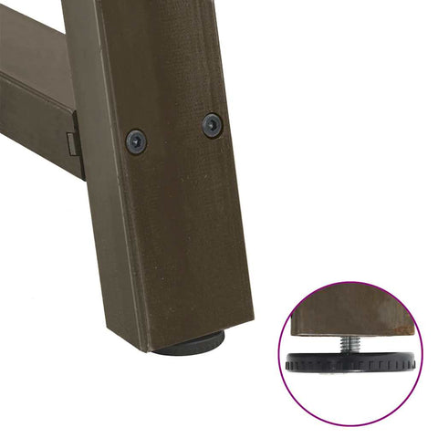 vidaXL Coffee Table Legs A-Shaped 2 pcs 30x(30-31) cm Steel