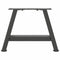 vidaXL Coffee Table Legs A-Shaped 2 pcs Anthracite 40x(30-31) cm Steel