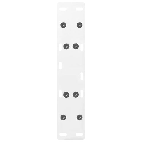 vidaXL Coffee Table Legs A-Shaped 2 pcs White 50x(30-31) cm Steel