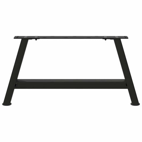 vidaXL Coffee Table Legs A-Shaped 2 pcs Black 60x(30-31) cm Steel