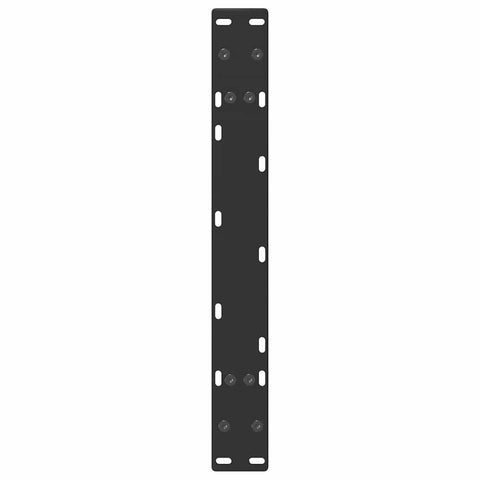 vidaXL Coffee Table Legs A-Shaped 2 pcs Black 60x(30-31) cm Steel