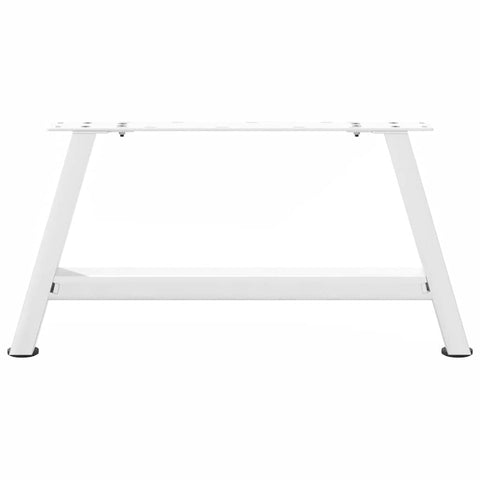 vidaXL Coffee Table Legs A-Shaped 2 pcs White 60x(30-31) cm Steel