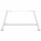 vidaXL Coffee Table Legs A-Shaped 2 pcs White 60x(30-31) cm Steel