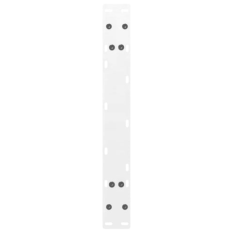 vidaXL Coffee Table Legs A-Shaped 2 pcs White 60x(30-31) cm Steel