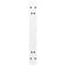 vidaXL Coffee Table Legs A-Shaped 2 pcs White 60x(30-31) cm Steel