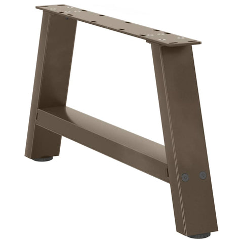 vidaXL Coffee Table Legs A-Shaped 2 pcs 60x(30-31) cm Steel