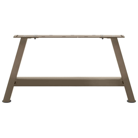 vidaXL Coffee Table Legs A-Shaped 2 pcs 60x(30-31) cm Steel