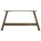 vidaXL Coffee Table Legs A-Shaped 2 pcs 60x(30-31) cm Steel