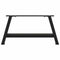vidaXL Coffee Table Legs A-Shaped 2 pcs Black 70x(30-31) cm Steel