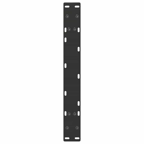 vidaXL Coffee Table Legs A-Shaped 2 pcs Black 70x(30-31) cm Steel