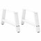 vidaXL Coffee Table Legs A-Shaped 2 pcs White 70x(30-31) cm Steel