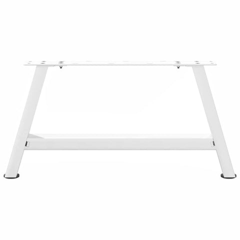 vidaXL Coffee Table Legs A-Shaped 2 pcs White 70x(30-31) cm Steel