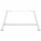 vidaXL Coffee Table Legs A-Shaped 2 pcs White 70x(30-31) cm Steel