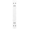 vidaXL Coffee Table Legs A-Shaped 2 pcs White 70x(30-31) cm Steel
