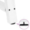 vidaXL Coffee Table Legs A-Shaped 2 pcs White 70x(30-31) cm Steel