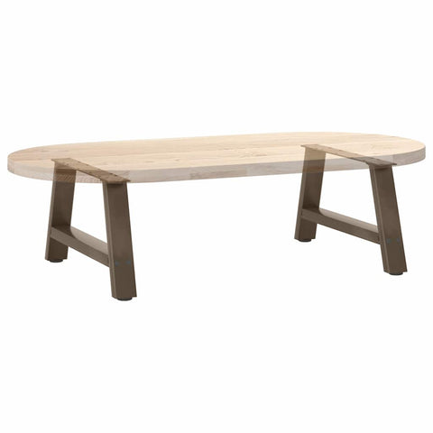 vidaXL Coffee Table Legs A-Shaped 2 pcs 70x(30-31) cm Steel