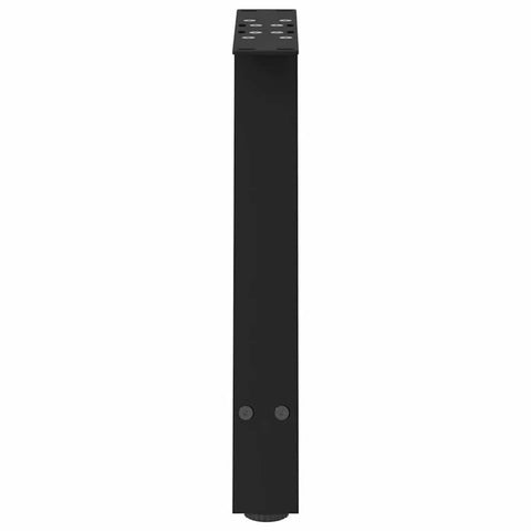 vidaXL Coffee Table Legs A-Shaped 2 pcs Black 38x(42-43) cm Steel