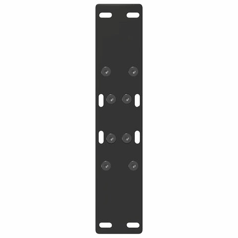 vidaXL Coffee Table Legs A-Shaped 2 pcs Black 38x(42-43) cm Steel