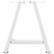 vidaXL Coffee Table Legs A-Shaped 2 pcs White 38x(42-43) cm Steel