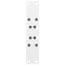 vidaXL Coffee Table Legs A-Shaped 2 pcs White 38x(42-43) cm Steel