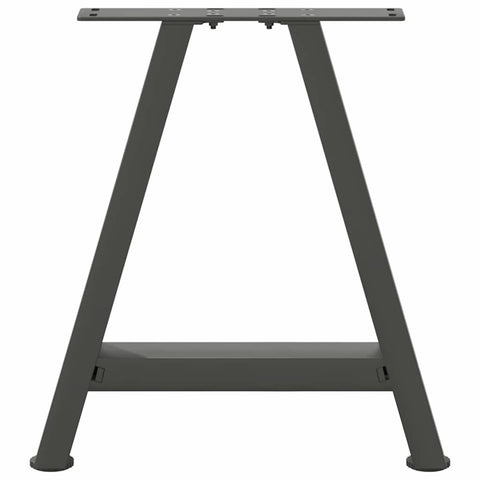 vidaXL Coffee Table Legs A-Shaped 2 pcs Anthracite 38x(42-43) cm Steel