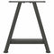 vidaXL Coffee Table Legs A-Shaped 2 pcs Anthracite 38x(42-43) cm Steel