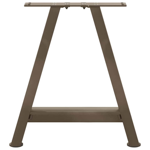 vidaXL Coffee Table Legs A-Shaped 2 pcs 38x(42-43) cm Steel