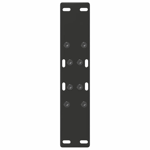 vidaXL Coffee Table Legs A-Shaped 2 pcs Black 50x(42-43) cm Steel